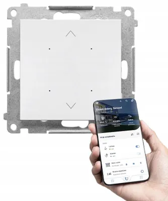 Obrázok produktu pre Simon 55 GO, bezdrôtové ovládanie roliet cez Wi-Fi, farba: matná biela