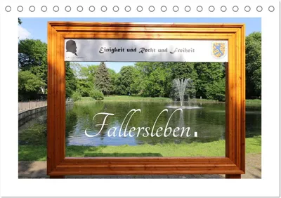 Produktbild von Fallersleben. (Tischkalender 2025 DIN A5 quer), CALVENDO Monatskalender