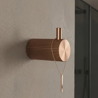Image de Rea Patère De Salle De Bain 64104 Solo Brush Copper