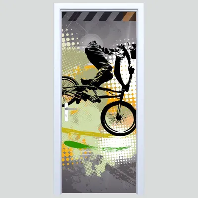 Immagine prodotto di Adesivo per porta in tessuto per bici BMX freestyle 426PD