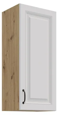 Produktbild von Hängeschrank 40 cm Stilo Weiß + Eiche Artisan Küchenzeile Küchenblock Küche Landhaus Höhe 90 cm