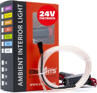 Obrázek produktu pro LED osvětlení interiéru automobilu, 24 V, bílé, 2 metry