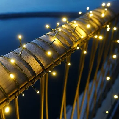 Produktbild von Sirius Lichterkette Easy-Line 300 LED warmweiß außen 14,95 m batteriebetrieben grün