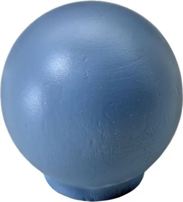 Produktbild von Hettich Möbelknopf Kiefer blau Ø 35,0 mm - 1 Stück