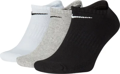 Obrázok produktu pre Nike Everyday Cushion No Show 3Pak 43-46, Atletické ponožky, Čierna, Šedá, Biela, Dospelý, Uni, 43 - 46, Dĺžka členku