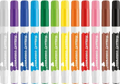 Produktbild von Pelikan Textilmarker colorella 12er Kartonetui