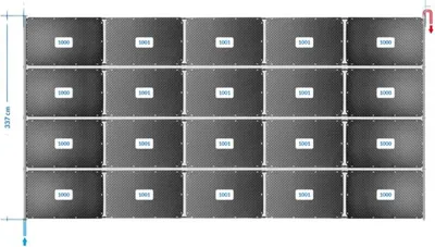 Produktbild von OKU Solarabsorber Pool-Solarheizung SET 40 - 20 Absorber