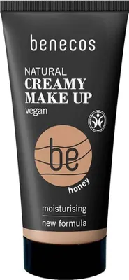 Produktbild von benecos Natural Beauty Creamy Make-up honey Bio 30ml
