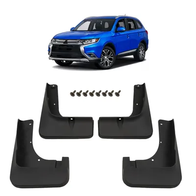 Produktbild von Schmutzfänger 4er-Set mit Befestigungssatz passend für MITSUBISHI OUTLANDER III 2015-2021 FACELIFT