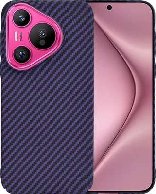 Produktbild von Techsuit Carbonite FiberShell Back Cover Hülle für Huawei Pura 70 - Lila