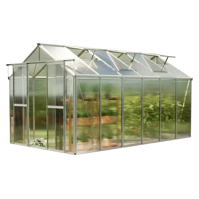 Produktbild von GFP Gewächshaus SAPHIR 6 aus Alu 259x384 cm ca. 6 mm Doppelstegplatten formstabil & witterungsbeständig