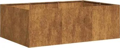 Productafbeelding van Plantenbak roestig 120x80x40 cm weervast staal