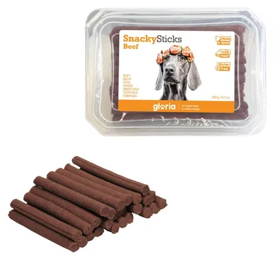 Productafbeelding van Hondensnack Gloria Snackys Sticks, rundvleesstaven (800 g) (800 g)