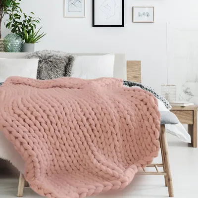 Produktbild von Grobmaschiges Plaid Chunky 120 x 150 cm