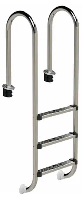 Produktbild von W'eau Poolleiter Muro Edelstahl 3 Stufen AISI 304 Silber