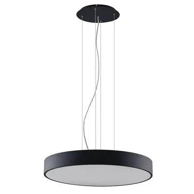 Produktbild von Arcchio LED-Hängelampe Noabelle, Ø 80 cm, schwarz, Metall