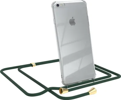 Produktbild von EAZY CASE Handykette mit Hülle für Apple iPhone 6 Plus / 6S Plus Backcover Handykette, zum Umhängen in Grün