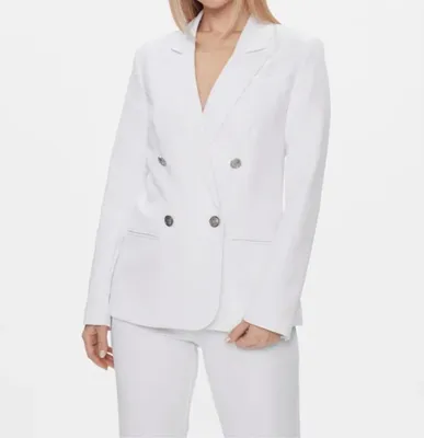 Produktbild von GUESS Damen-Blazer AMANDA Weiß Regular Fit Größe S