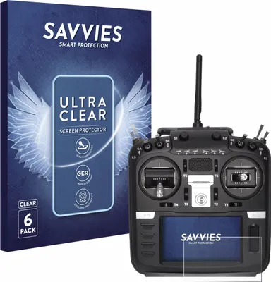 Produktbild von 6x Für Radiomaster TX16S Mark II Schutzfolie Savvies Displayschutz Display Schutz Folie Klar Transparent