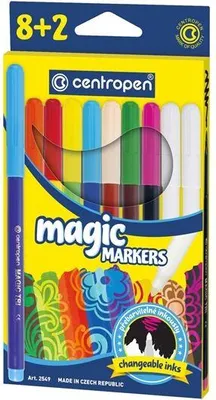 Produktbild von Marker Centropen 2549/8+2 Magic - 8 Farben + 2 Marker