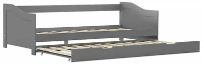 Immagine prodotto di Divano letto allungabile in legno di pino grigio 90×200 cm