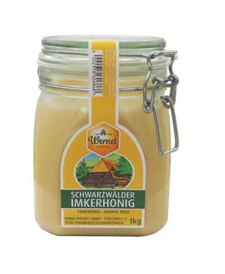 Produktbild von Schwarzwälder Imkerhonig cremig 1kg im Bügelglas – Honig aus dem Schwarzwald