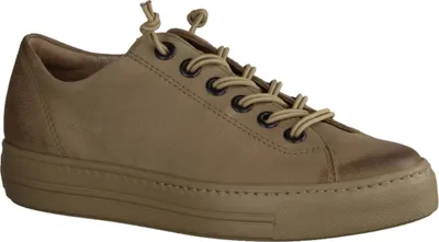 Produktbild von Paul Green 4081-478 Damenschuhe, Sneaker, Leder, Peanut, Wechselfußbett - Damenschuhe Sneaker, Braun, leder (sportnubuk)