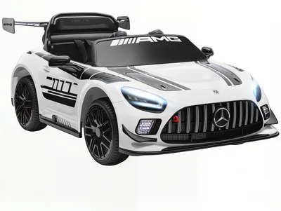 Productafbeelding van Elektrische Mercedes kinderauto, 12V accu, LED-verlichting, muziekfunctie, claxon, geschikt voor kinderen van 3-8 jaar, wit