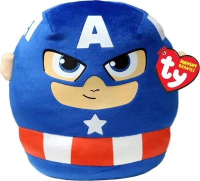 Produktbild von Marvel Captain America - Squishy Beanie - Plüschkissen 20 cm