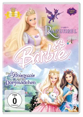 Produktbild von Barbie als Rapunzel & Barbie als die Prinzessin und das Dorfmädchen