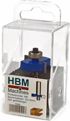 Produktbild von Professionelle Sponningfrese 32 x 10 mm mit Gummilaufrolle