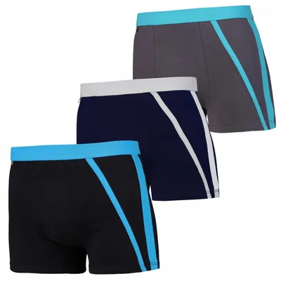 Produktbild von Herrenunterwäsche - Boxershorts Größe 4XL - Baumwollboxershorts 3 Stück - große Größen -  fur Herren