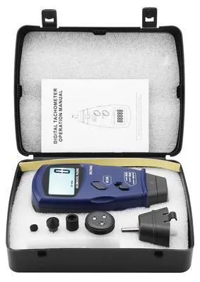 Digitaler LCD-Tachometer SM6236E, kontaktlos, multifunktional
