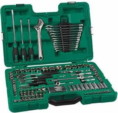 Produktbild von Sata Zestaw Kluczy  124El  1/4"  3/8" 1/2"Walizka