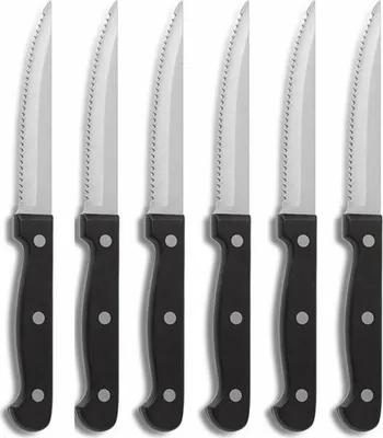 Immagine prodotto di Comas Steakmesser-Set Eco 12-tlg., Fleischmesser mit Satin-Finish, Edelstahl 3CR13, Schwarz, 3004