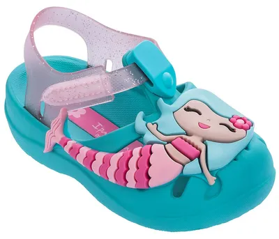 Produktbild von Ipanema Summer Baby Mädchen Badesandale Blue/Pink/Meerjungfrau, 83075-54021