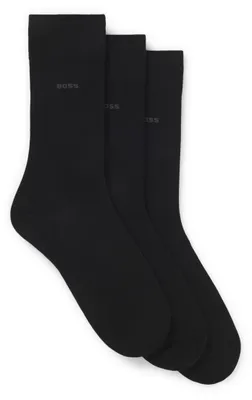 Produktbild von BOSS Herren 3p Rs Uni Sp Cc Socken, New - Black1, 43-46 EU