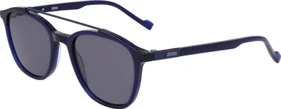 Image de Lunettes de soleil ZEISS ZS22518S 415, couleur gris transparent "avio", dimensions 52/20/145, pour hommes
