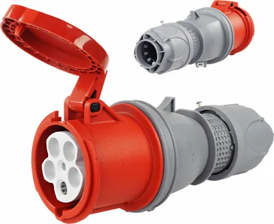 Produktbild von CEE Kupplung 63A 5-polig 400V IP44 Starkstrom