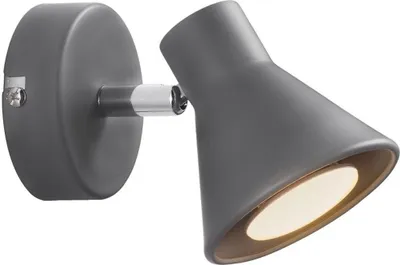 Zdjęcie produktu dla Szara lampa ścienna Nordlux EIK; 45761010