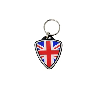 Image de Porte-clés Moto Union Jack Scudetto noir