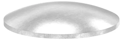 Produktbild von Gewölbte Schale aus V4A Edelstahl, ø 48,3 mm, ungeschliffen, zum Aufschweißen