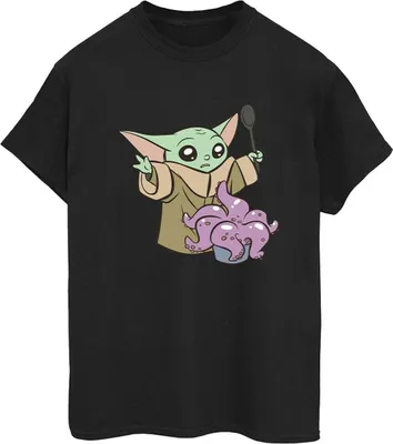 Produktbild von Star Wars - "The Mandalorian" T-Shirt für Damen BI45971 (M) (Schwarz)