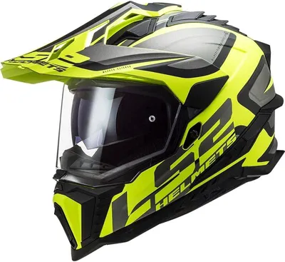 Produktbild von Motocross Helm Explorer Alter Matt Black H-V Yellow, XL