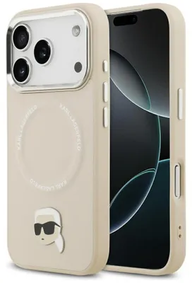 Zdjęcie produktu dla Etui Karl Lagerfeld Karl Pin Magsafe Doiphone 17 Pro Beżowy