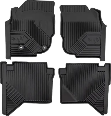 Immagine prodotto di Tappetini in gomma No.77 per Toyota Hilux VII 2005-2015 TPE nero 4 pezzi