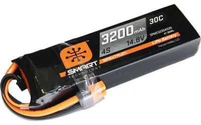 Zdjęcie produktu dla Spektrum Smart LiPo 14.8V 3200mAh 30C IC3