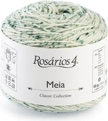 Produktbild von Rosarios 4 Meia Print 252 Sockenwolle - Merino Mix, weich & langlebig, für Strick- und Häkelprojekte