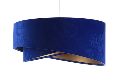Zdjęcie produktu dla Lampa wisząca GEMSTONE niebieska/złota