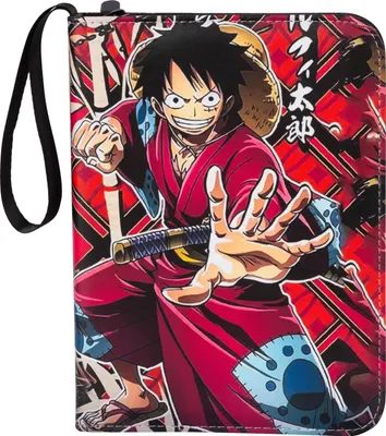 Produktbild von One Piece Ruffy Karten Album A5 rot - Für Kartenliebhaber